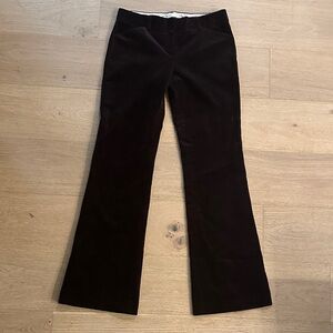 Theory dark plum Corduroy Flare Pants
